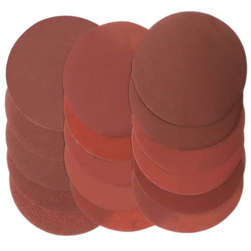 150mm Diameter Sanding Discs, Magic-Type [25-Pack] 6-inch 150mm Round Sanding Pads in 80#, 120#, 240#, 320#, 600#, 800#, 1000#, and 1200# Round Sandp