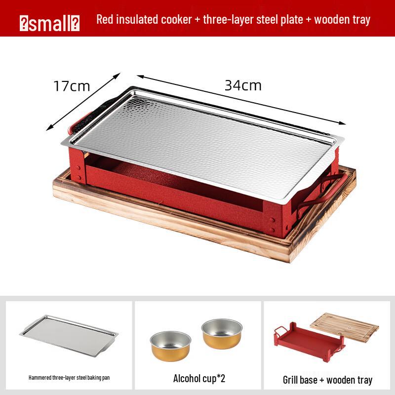 

Commercial Rectangular BBQ Skewer Warming Tray