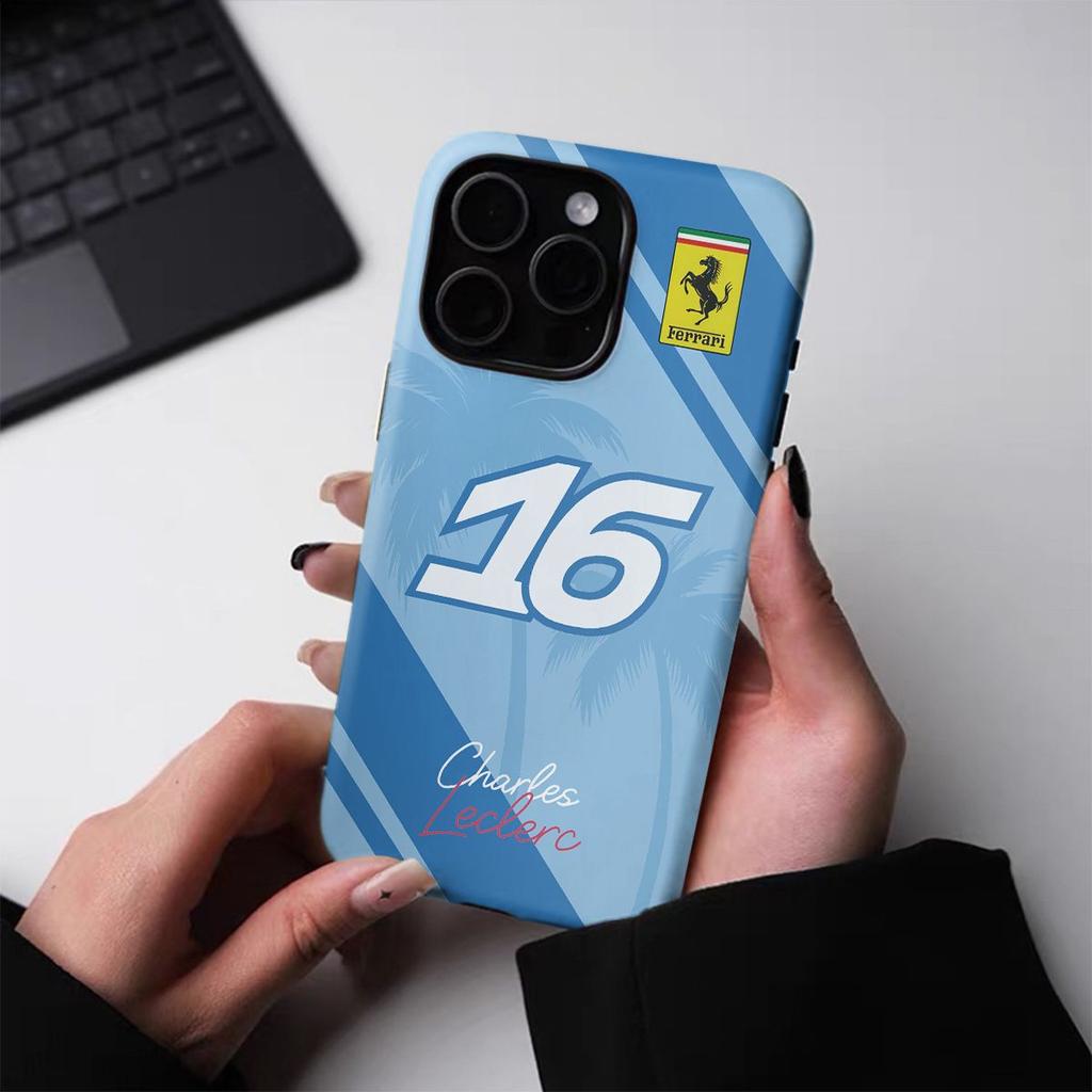 F1 Ferrari Auto Logo Handyhülle Sturzschutz Abdeckung Schale Für iPhone 17 16 Pro 12 13 14 15 Max 7 8 Plus XR XS MAX