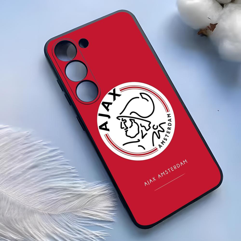 Módní pouzdro na telefon s logem AFC A-Ajax pro Samsung S25 Ultra S24 S23 S22 S21 S20 Plus Fe Galaxy A54 A53 A34 A25 Silikonový kryt
