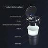 Car Ashtray LED Ceramic Liner For Skoda Octavia Fabia Superb Kodiaq Karoq Kamiq Rapid Yeti Roomster Auto Accessories Keyring EH4