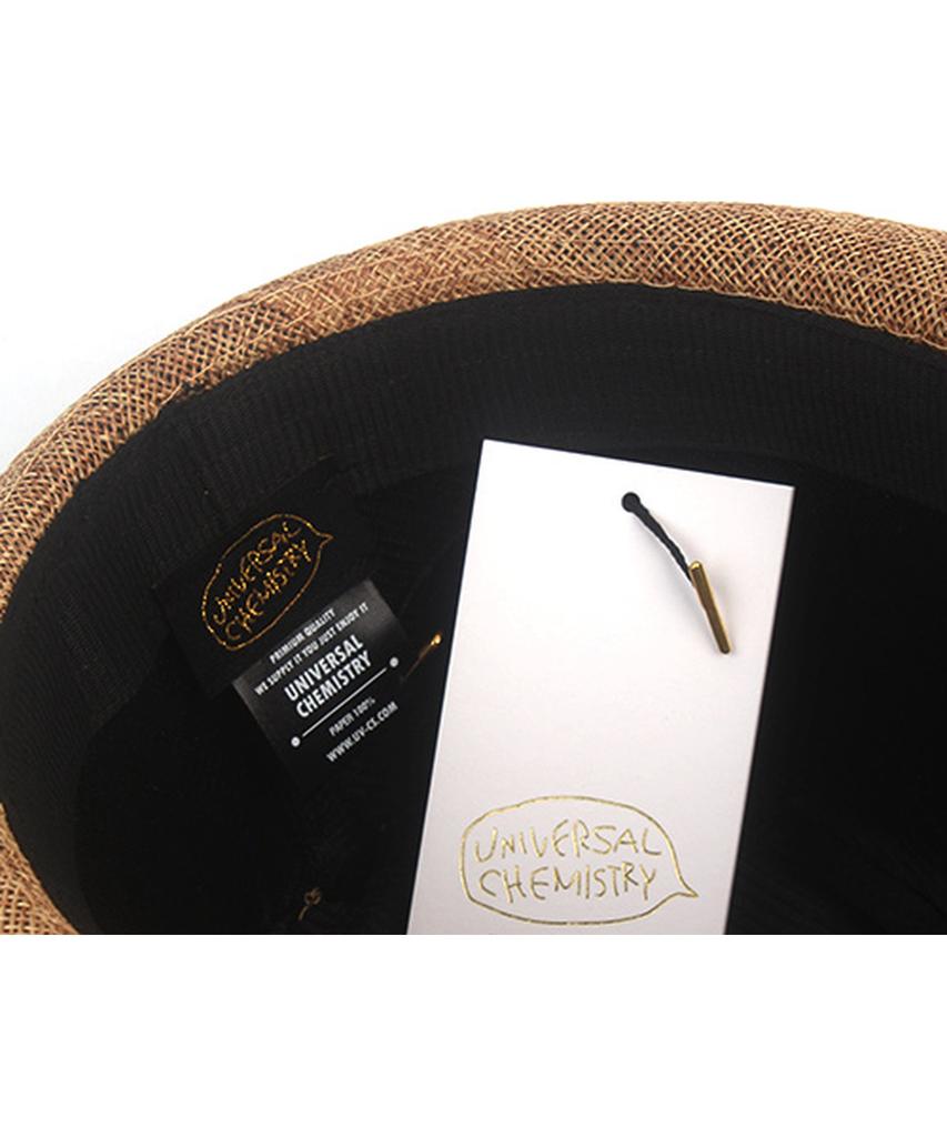 Yunibeosyeolkemiseuteuli Bu Summer Line Brown Fedora Summer Fedora
