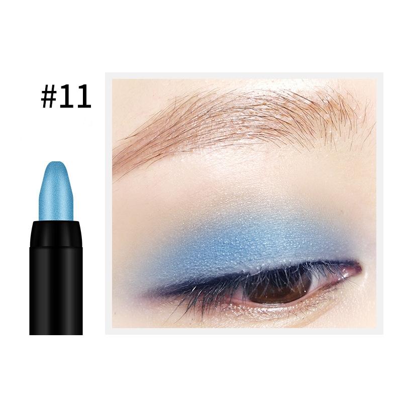 Vibrant Multicolor Eyeshadow Stick Long-Lasting Shimmery and Glittery Eye Makeup Easy-to-Apply Smudge-Proof and Waterproof Eye Shadow Pencil