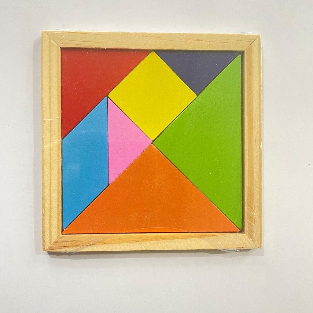 Kindergarten Variety Tangram Teaching Aids Assembly Geometric Shape Educational Toys 6-12 Years Old Children Small Gift Award