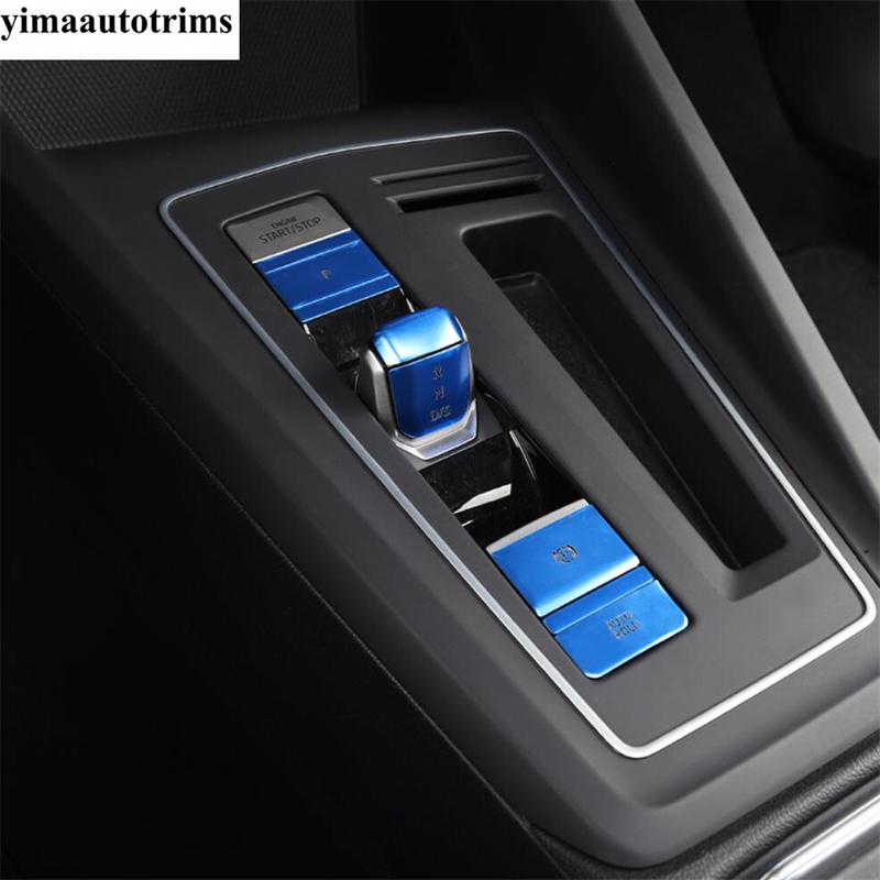 Car Central Gear Shift Engine P Button Decoration Cover Trim Metal Interior Accessories For VW Volkswagen Golf 8 MK8  - 2024