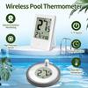 Maintenance-Free Floating Pool Thermometer Wireless Design Water Temperature Thermometer  Spa