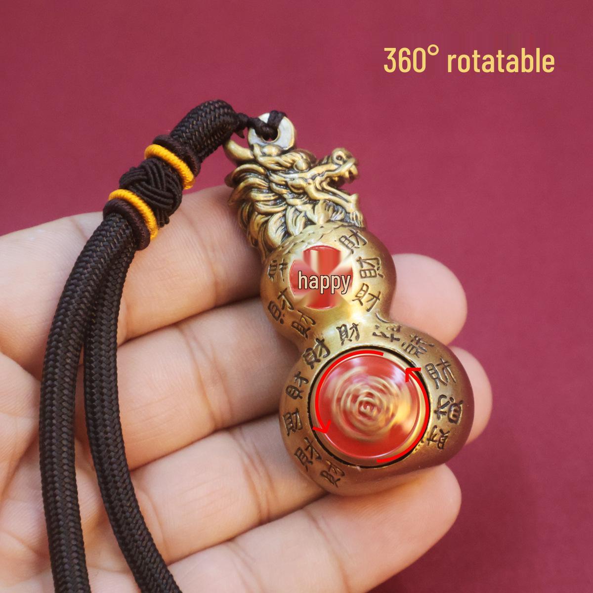Ruyi Brass Pixiu Gourd Faucet Ornament: Attract Wealth & Blessings