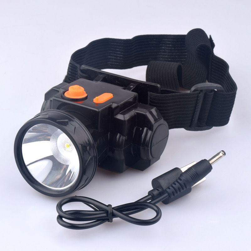 Rechargeable LED Headlamp – High Brightness, Long-Throw, Outdoor, Night Riding, Fishing, and Mining Flashlight.