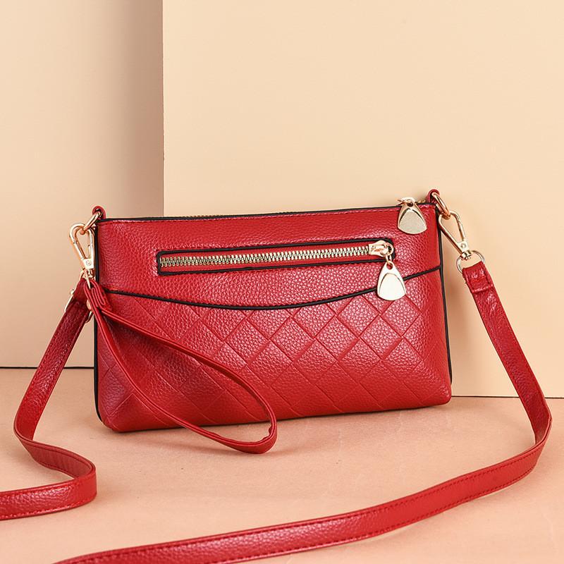 Pu Womens Small Handbag With Zipper Closure For Daily Use