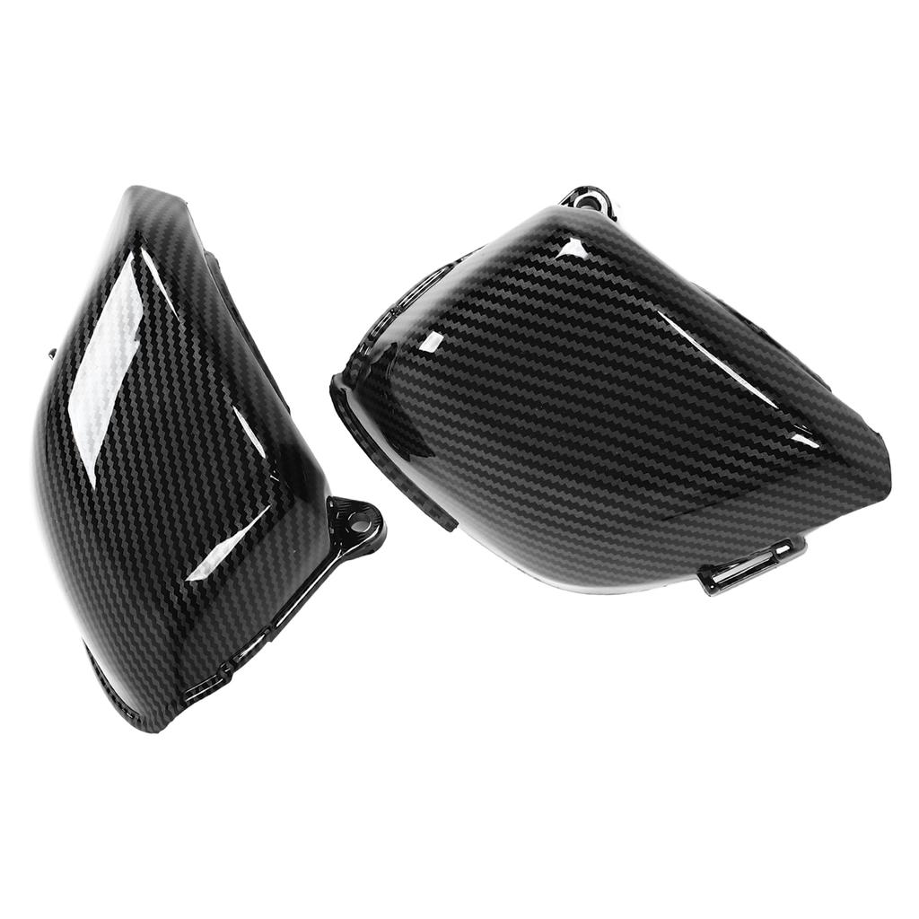 2pcs Carburetor Side Cover Carbon Fiber Style ABS Replacement For CB 400 CB400 VTEC 1999‑2007
