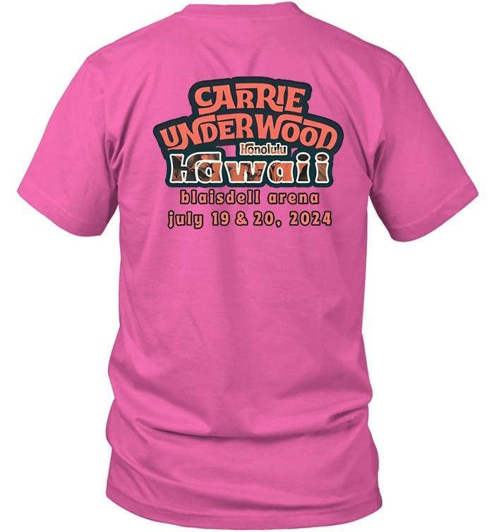 Carrie Underwood Hawaii Special Edition Shirt 2024 Unisex T-Shirt L