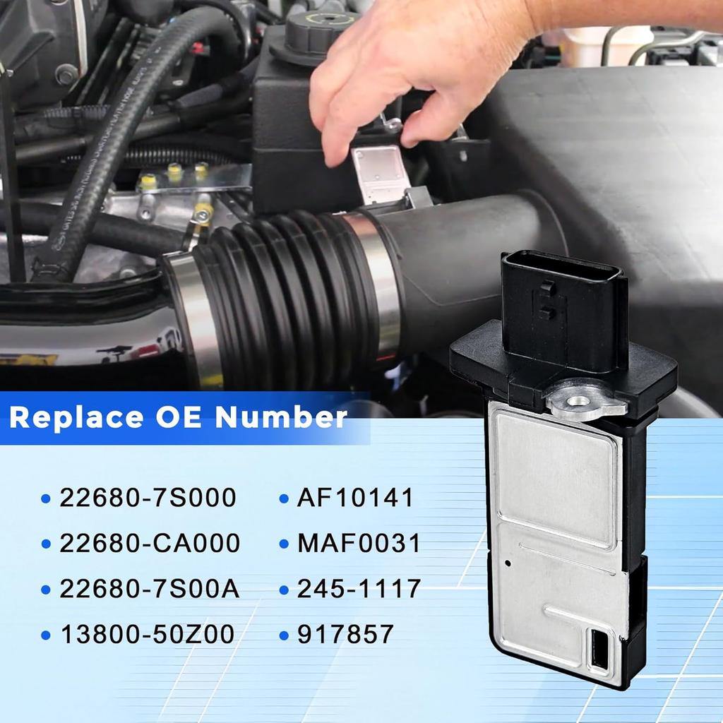 Mass Air Flow Sensor Meter MAF Compatible with Nissan 350Z 370Z Altima Frontier Murano NV1500 NV2500 NV3500 Xterra Infiniti EX35 FX37 G35 G37 QX56