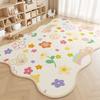 Unregelmäßige Form Teppiche für Schlafzimmer Große Fläche Wohnzimmer Dekoration Plüschteppich Zuhause Dicke Anti-Rutsch-Matte Flauschig Weich Lounge Teppich