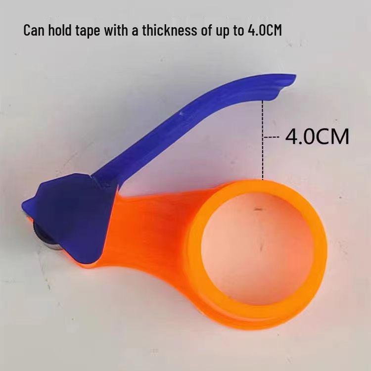 Semi-Circular Tape Sealing Machine: Compact Box Cutter and Office Tape Dispenser.
