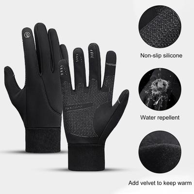 Practical Sports Gloves Full Finger Autumn Winter Anti-Skid