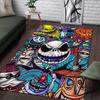 1pc The Nightmare Before Christmas Pattern Area Rug Soft Flannel Floor Mat for Living Room,Office,Bedroom and Carpet,Sofa Coffee Table Floor Mat