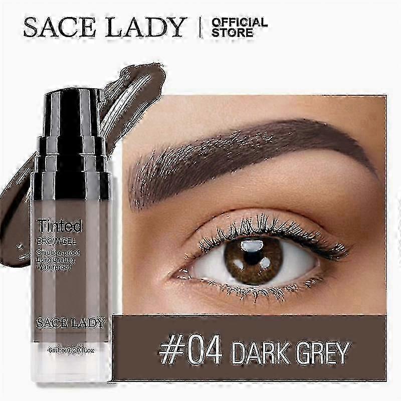 2025 Sace Lady Wasserdichtes Augenbrauengel Make-up Henna-Farbton Für Augenbrauenfarbe Natürlich dunkelbraune