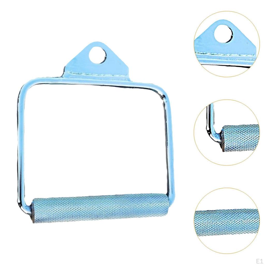 D Handle Cable Attachment LAT Pulldown Weight Workout Exercise Home Gym Biceps Equipment