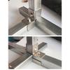 solderless Square Tube Connector 40*40mm Clip Fastener Steel Joint Connector  Storage Rack