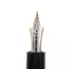 Great MONTBLANC fountain pen Meisterstck 149 white star Black gold 14K mens Used