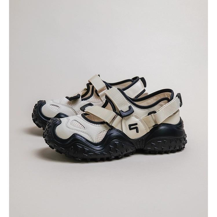 Clearance Price (non-refundable and Non-exchangeable) Mary Jane Ugly Cute Shoes Women's 2025 New Thick-soled Hollowed-out Breathable Sports Sandals