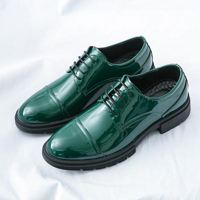 Luksusowa Marka Męskie Buty ze Szpiczastym Noskiem na Ślub Wysokiej Klasy Buty Biznesowe Brytyjski Styl Sznurowane Buty Party Formalne dla Męskie