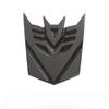 Auto Robot Metal Autobot Emblem for Car Glow-in-The-Dark Effect Auto Car Accessories Vehicle Decorative Silver