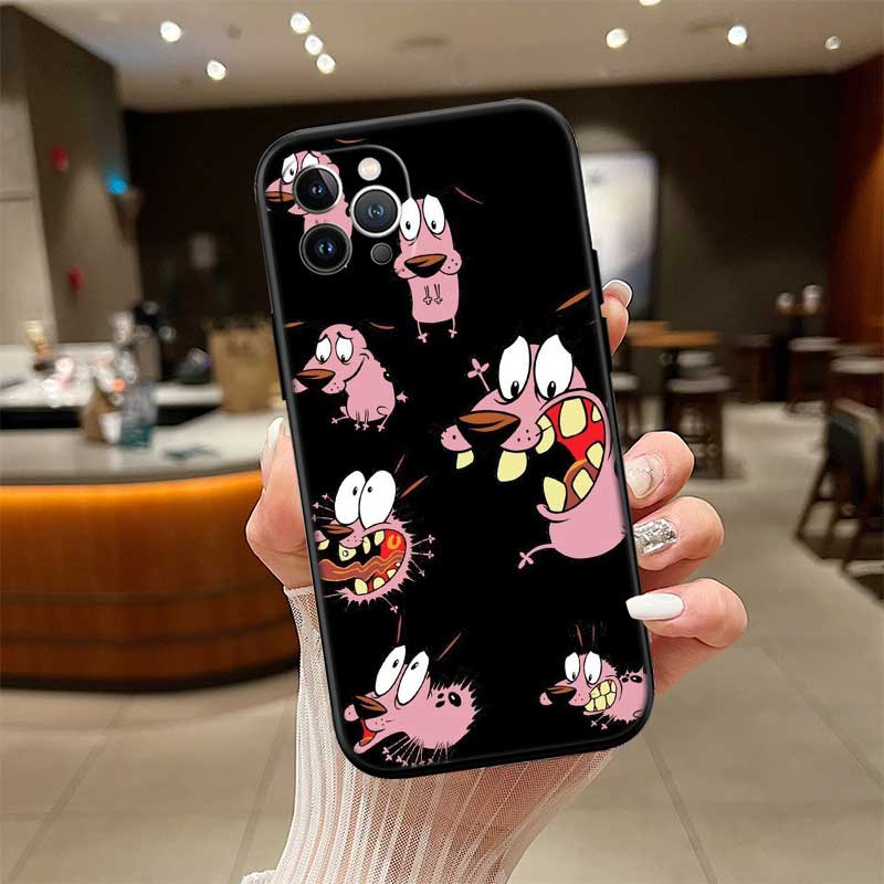 RE15 C-Courage C-Cowardly D-Dog New High-End Shell Phone Case for OPPO A3 Pro A72 A74 A76 A77 A77S A78 A79 A94 A95 A18 A40M A58
