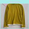 Casual T Shirt With Stand Collar And Splice Detail For Autumn Winter Wear