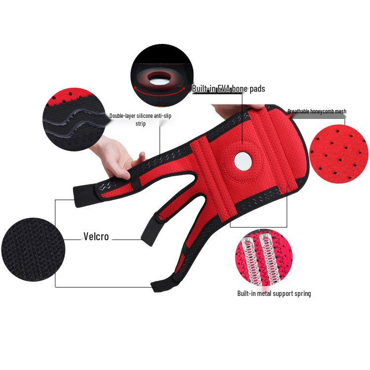 Summer Anti-Slip Knee Pads with Four Springs for Outdoor Sports and Cycling