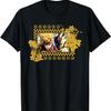 JoJo's Bizarre Adventure Giorno Ornate Gold Leaf Frame Anime T-Shirt