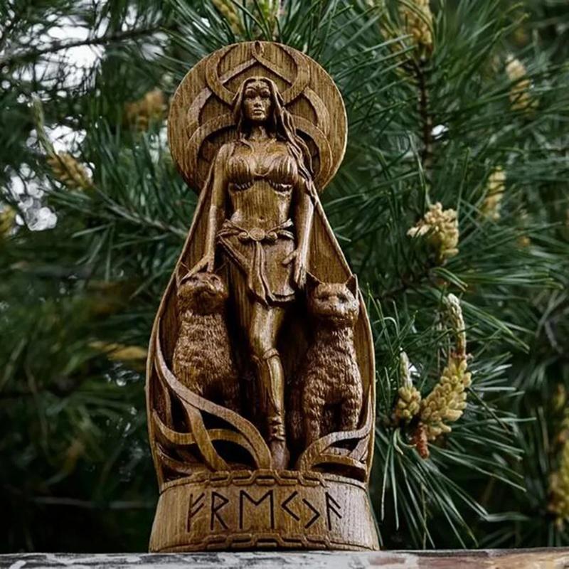 Freya Goddess Resin Statue, Home, Garden, And Desktop Decorative Crafts