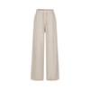 JIUZI ANNACOU Women's Relaxed Fit Jacquard Straight-Leg Casual Pants