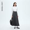 LANZI Women's Pleated Wide-Leg Suit Trousers