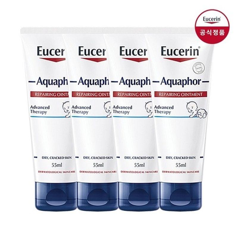 Eucerin Aquaphor Repairing Ointment 55ml x 4