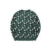 Anta X Oc Collaboration Life Series Panda Print Round Neck Long Sleeve Sweatshirt Men Sweatshirt Dark-Green 152020709H-2
