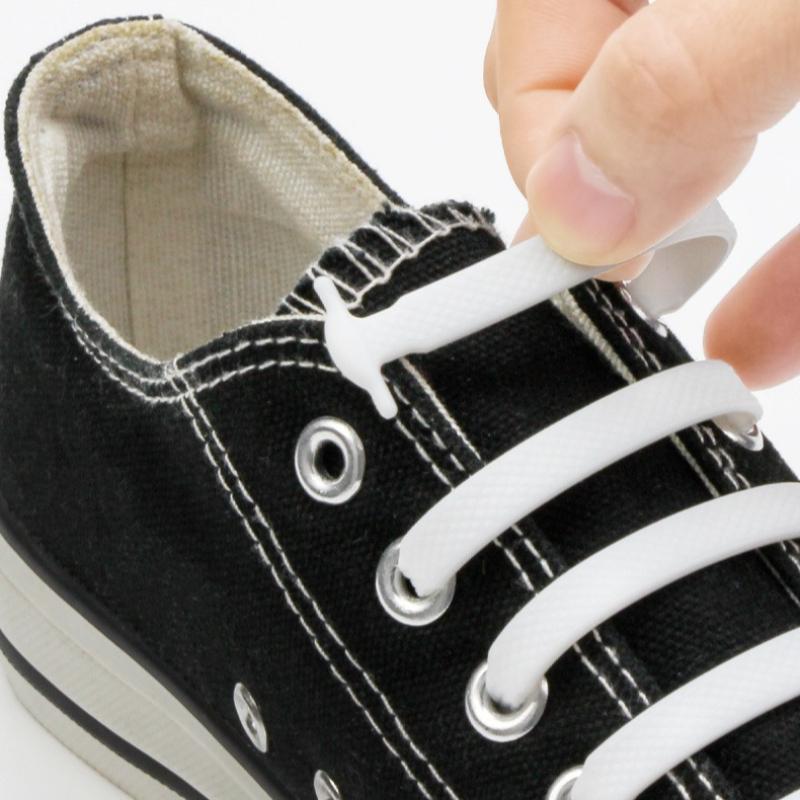 12/16pcs Silicone Semicircle Shoelaces Without Ties Elastic Laces Sneakers Men Women Colorful Casual Shoes Lace Lazy Accessories