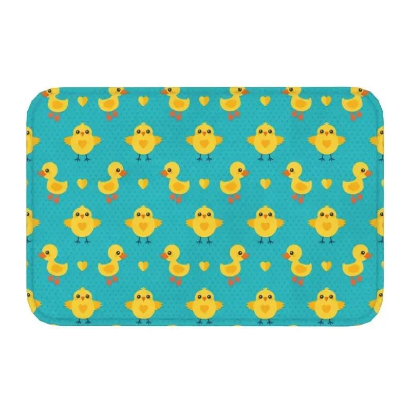Rubber Duck Bathroom Mat Yellow Cartoon Doormat Kitchen Carpet Balcony Rug Bedroom Floor Mat Entrance Door Mat Home Decor