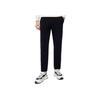 Fila Solid Color Elastic Straight Casual Pants Men Bottoms Black F11M318602G-BK