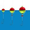 THKFISH Fishing Ball EVA Foam Round Freshwater 18g Floats, Floats, 5-Pack, Floats, Snap-On Spring, & Saltwater,