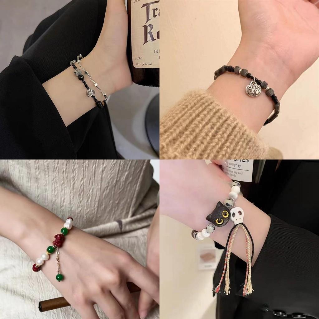 Colorful Vintage Style Ceramic Bracelet For Couples Fashionable And Unique Design