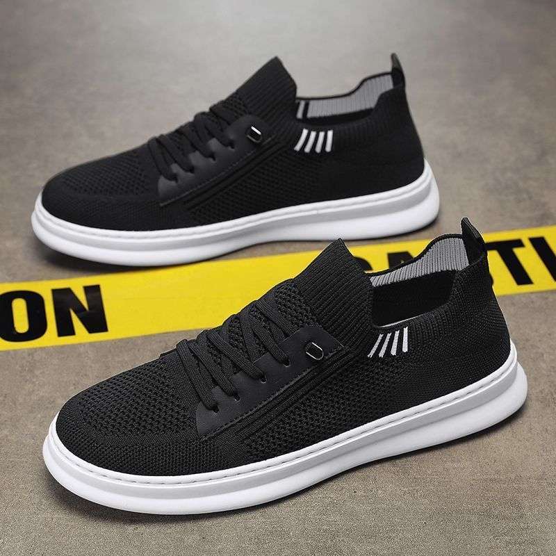 2025 summer mesh shoes men's casual shoes board shoes versatile lightweight soft-soled sports shoes