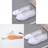 White Nurse Shoes Summer Flat Slip On Comfort Nonslip Soft Sole For Women