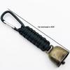 Outdoor Camping Warning Bell with Paracord Keychain Lanyard