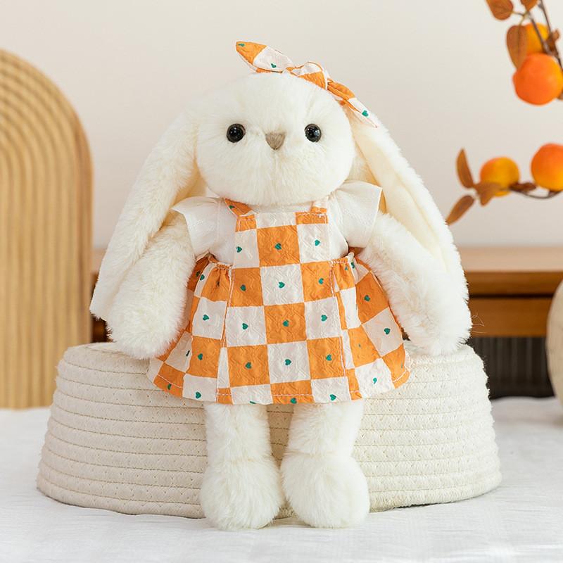 Cute Cartoon Bunny Plush Toy With Pp Cotton Filling For Kids Gift And Sleep Companion