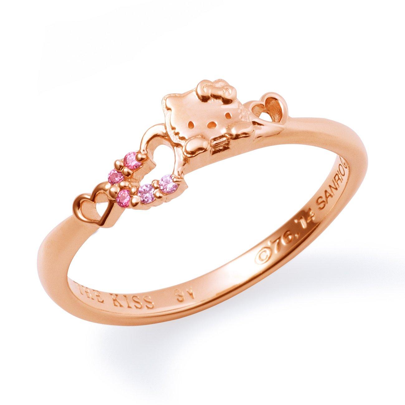 

THE KISS 13 Kitty Trinity Open Heart Ring [The Kiss] KITTY-22CB No. [Hello Collaboration]