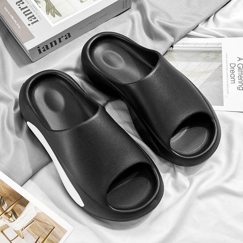 Nové pánské ležérní plážové pantofle 2025 léto luxusní měkké EVA duté unisex sportovní sandály dámské platformové boty Zapatos Hombre