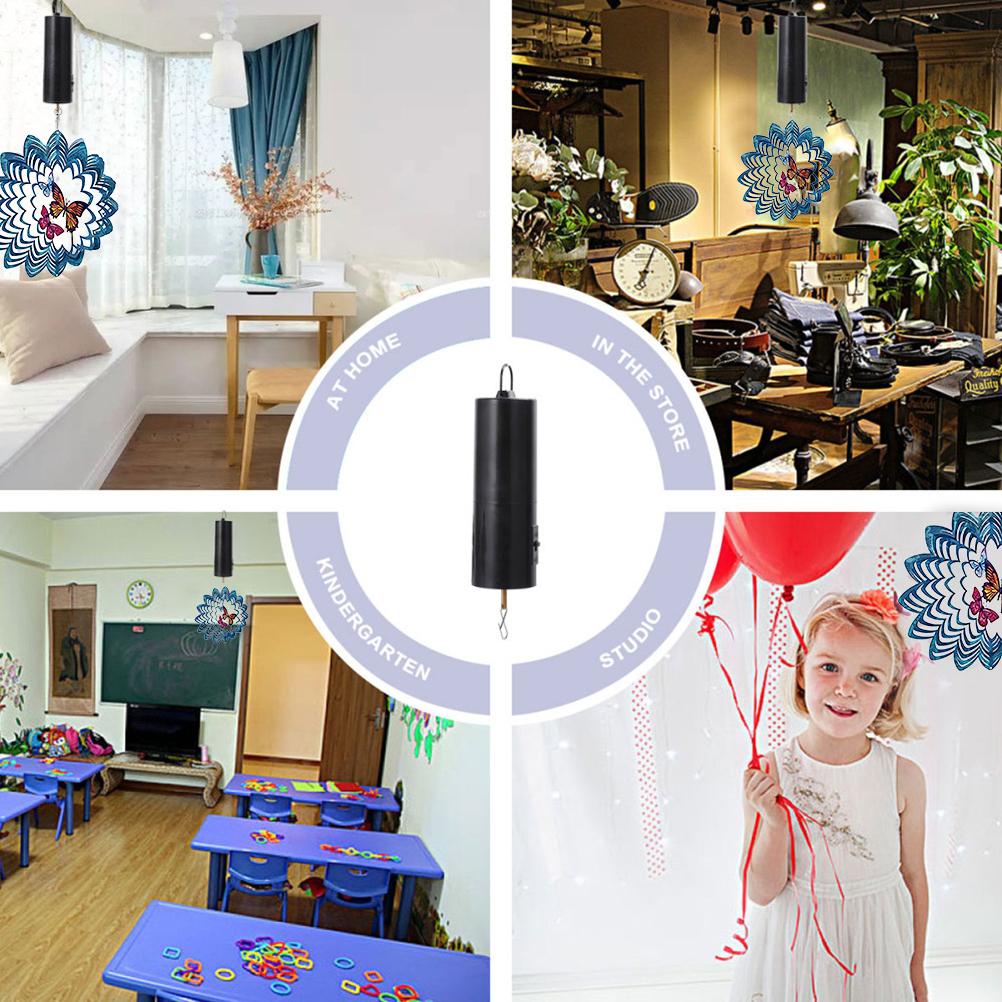 Hängender Dreh-Motor für Windspiele Mobile Batteriebetrieben Dreh-Motor Gartendeko-Zubehör