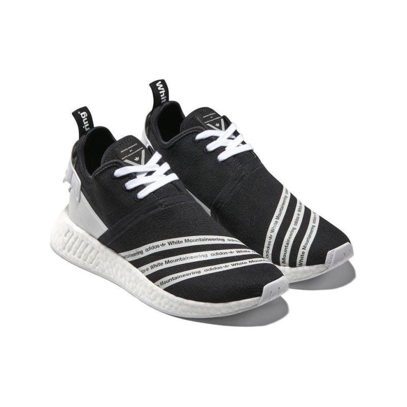 Adidas Nmd R2 White Mountaineering Black White Sneakers CG3648