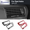 For Vauxhall Opel Astra H MK5 2004 2005 2006 2007 2008 2009 2010 Real Soft Carbon Fiber Sticker Car Instrument Air Outlet Panel